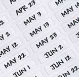 Baby Date Labels